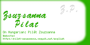 zsuzsanna pilat business card