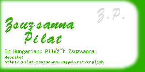 zsuzsanna pilat business card